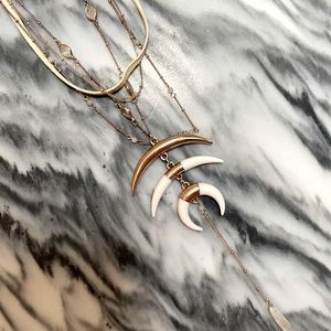 Free People Layered Gold Necklace